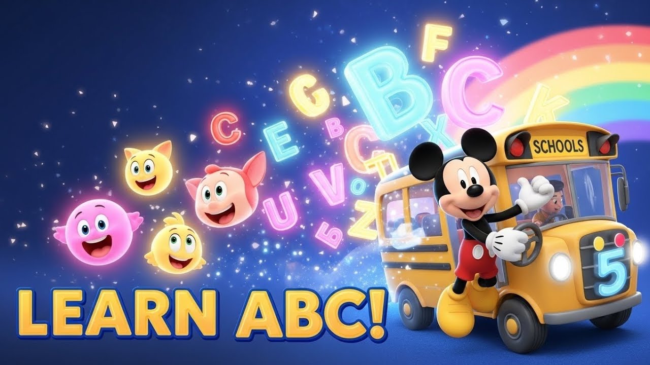 🎵🚌 Micky’s ABC Sing-Along School Bus Adventure 🐭📚