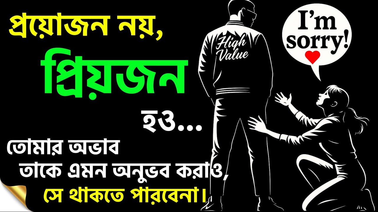 এমন ভাবে দূরে চলে যাও, যেনো তার আত্মা পর্যন্ত কেঁপে ওঠে। Relationship Advice in Bengali