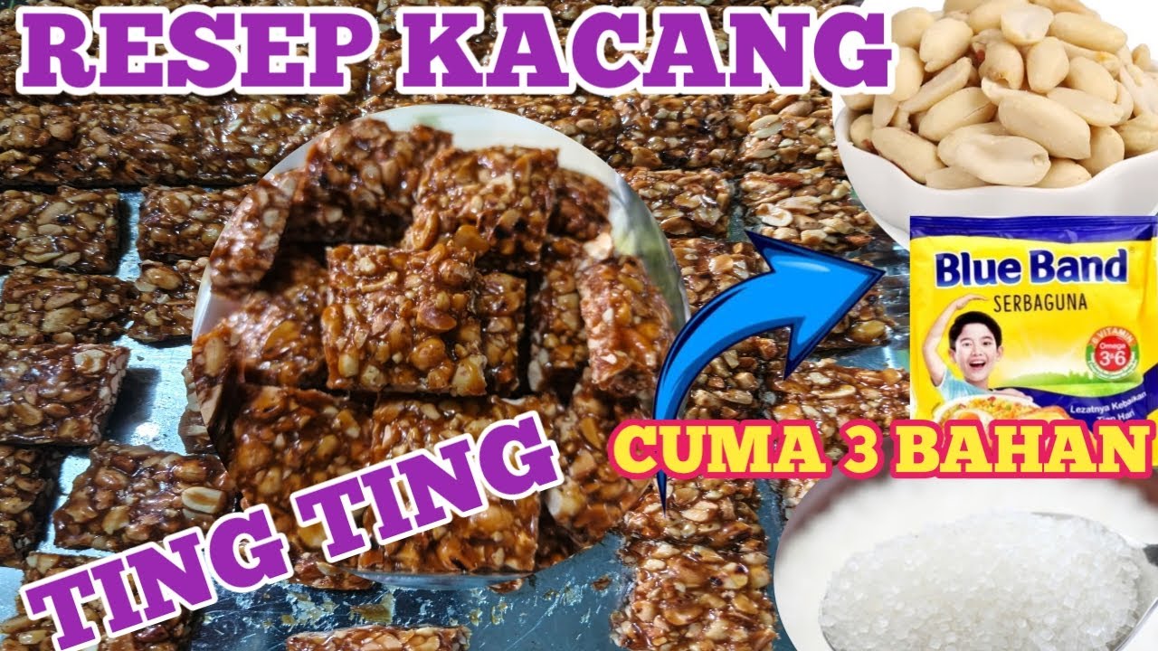 RESEP KACANG TING TING/KARAMEL cuma  3 bahan