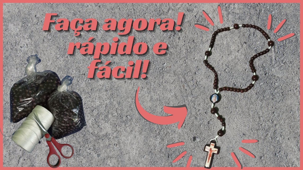 Aprenda agora a fazer um terço - Vem cá eu te ensino!