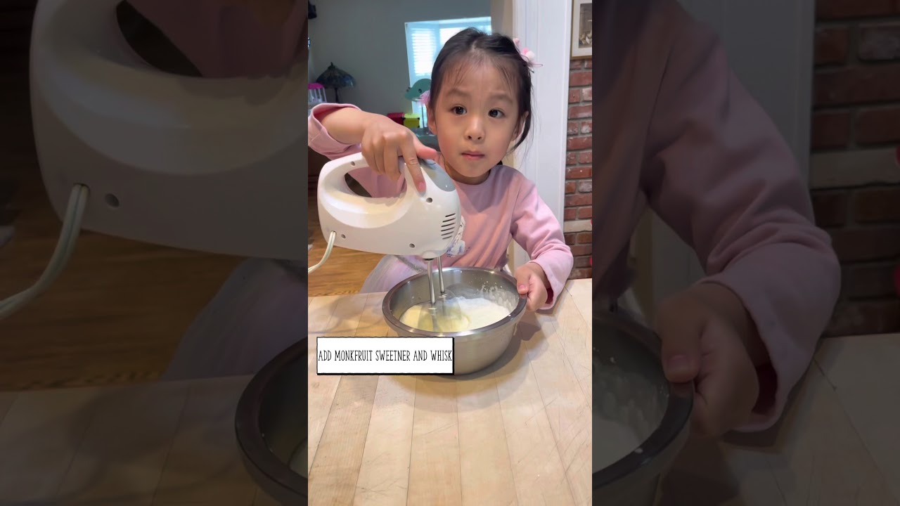 Kids can do - Super easy 4 ingredients mille crepe cake, gluten free and sugar free dessert