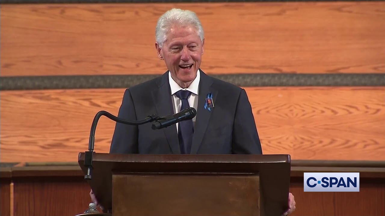 Former President Bill Clinton Tribute at Rep. John Lewis Funeral