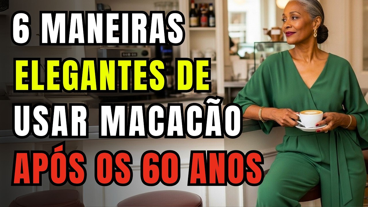 6 maneiras de usar MACACÃO depois dos 60 anos e ainda ficar INCRÍVEL!