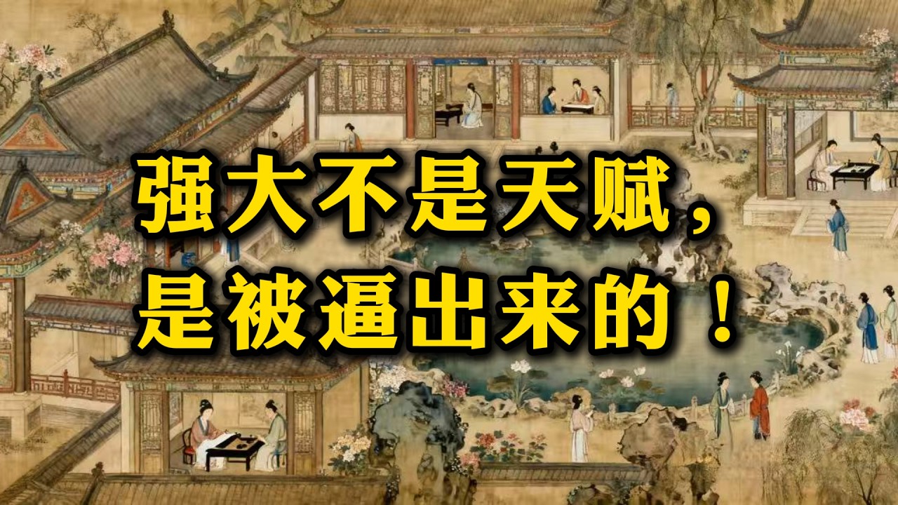 没人告诉你的强者真相：强大不是天赋，是被逼出来的！#强者思维, #思维格局, #认知觉醒,