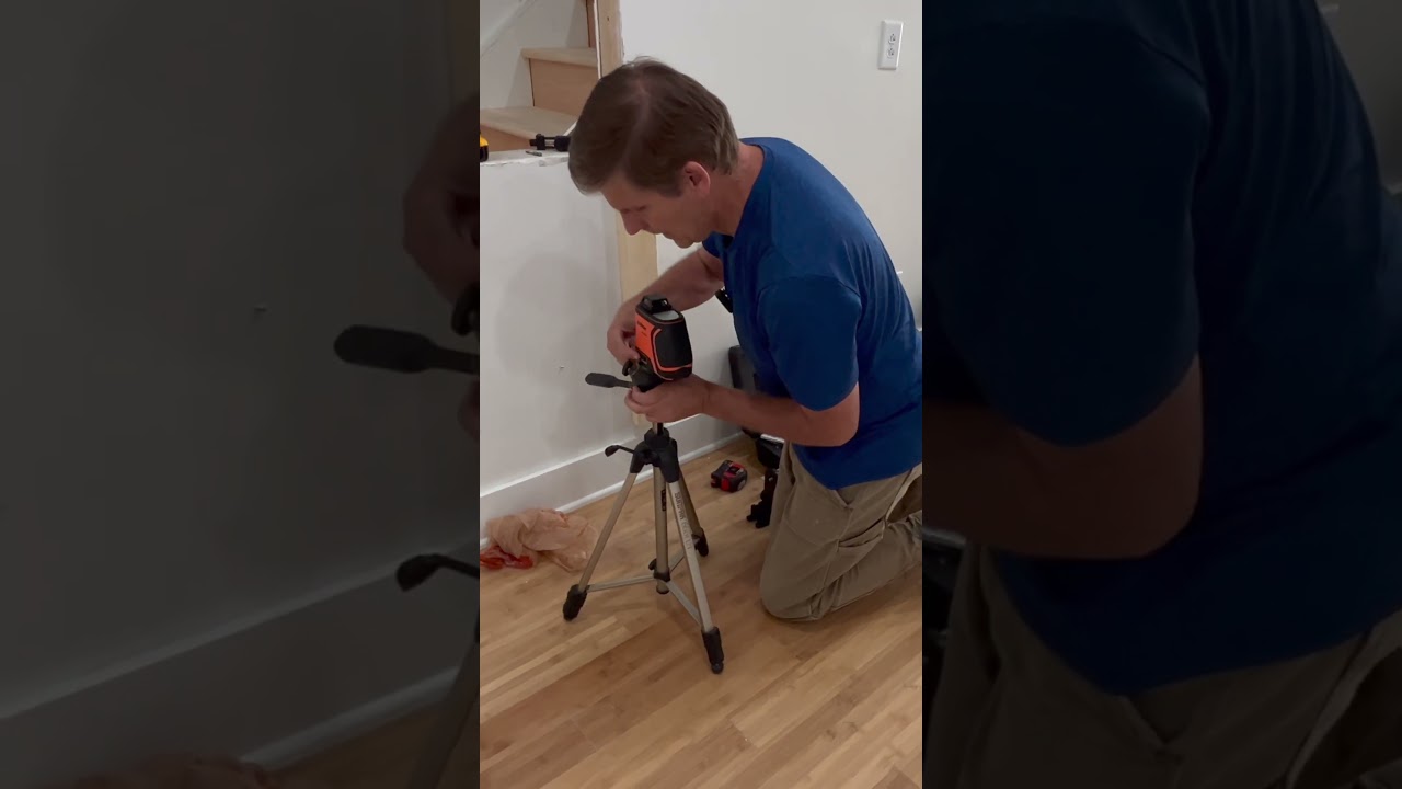 Cabinet Install w: Laser Level