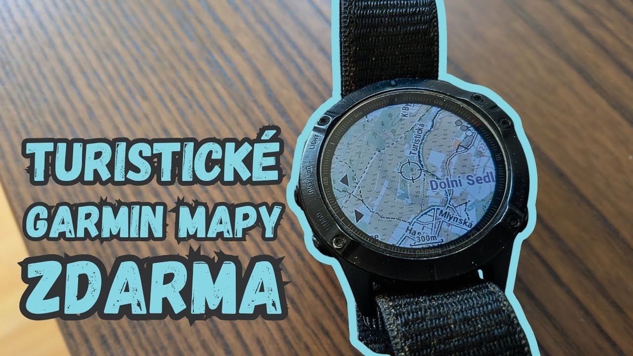 Jak stáhnout turistické mapy do Garmin hodinek Fenix zdarma