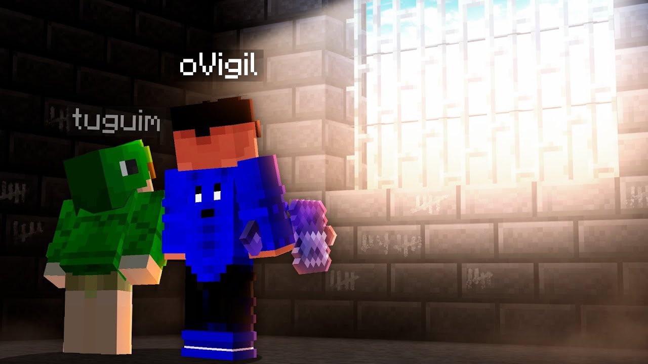 ESCAPEI da prisão PERFEITA no MINECRAFT