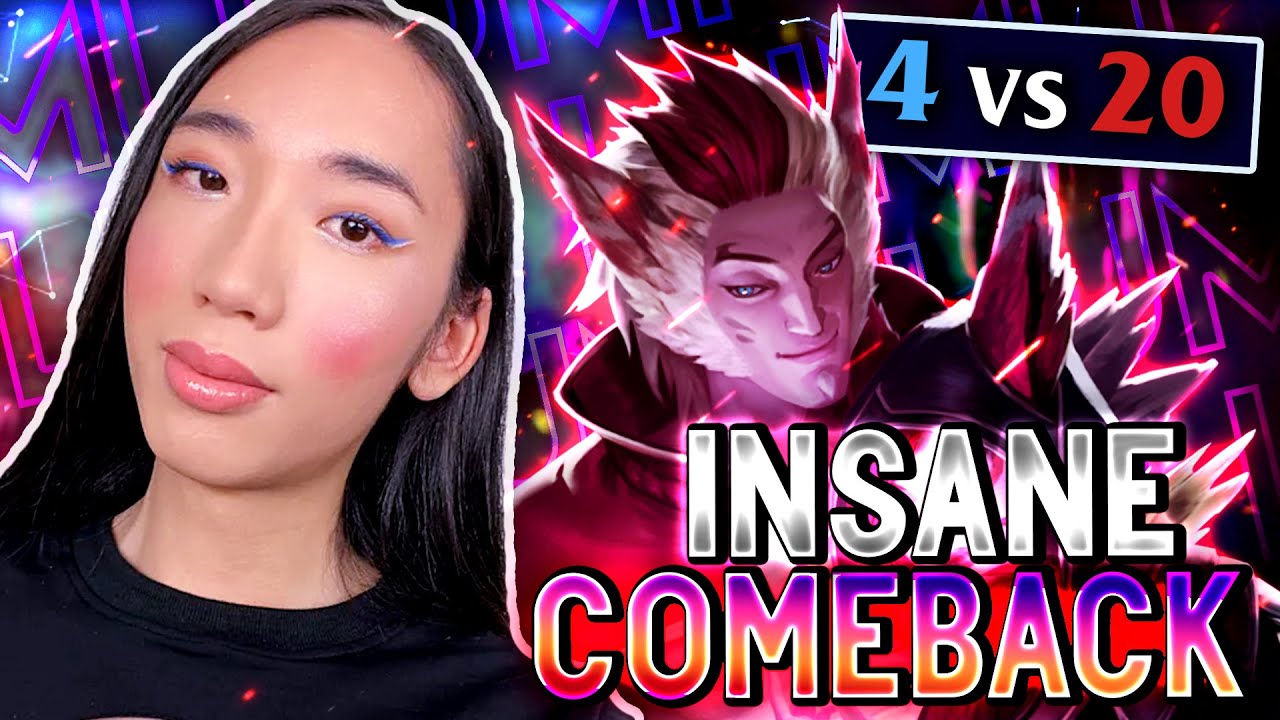 🦚 INSANE 4-20 Rakan comeback in DIAMOND 1 | Rakan Full Gameplay | Luminum