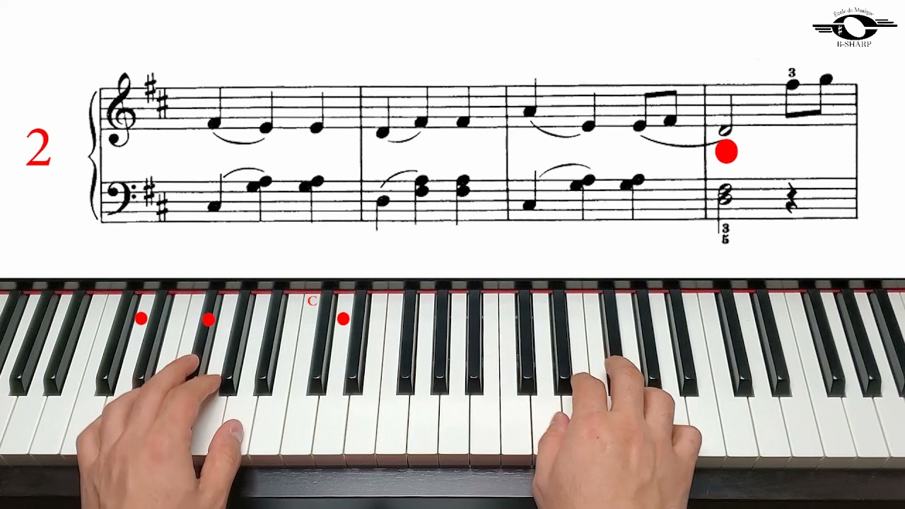Peasant Dance, Slow version, John Thompson`s easiest piano course, Part 3