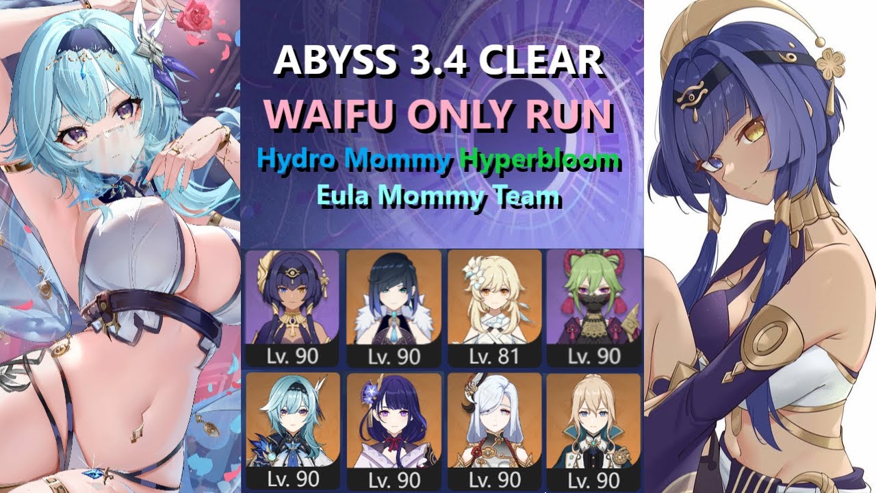 Taking the Hydro Mommies and Eula Mommy Team to Abyss 3.4 ft. Candace Hyperbloom & Eula Mommy Team