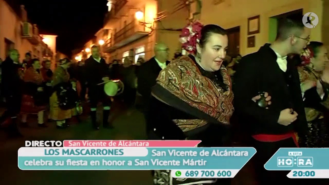 Los Mascarrones de San Vicente de Alcántara | A esta hora
