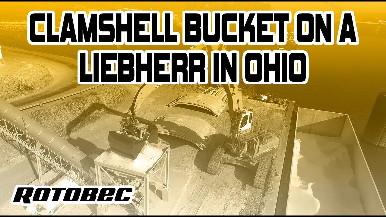 Rotobec CSB grapple on a Liebherr material handler in Ohio! #cotontop3