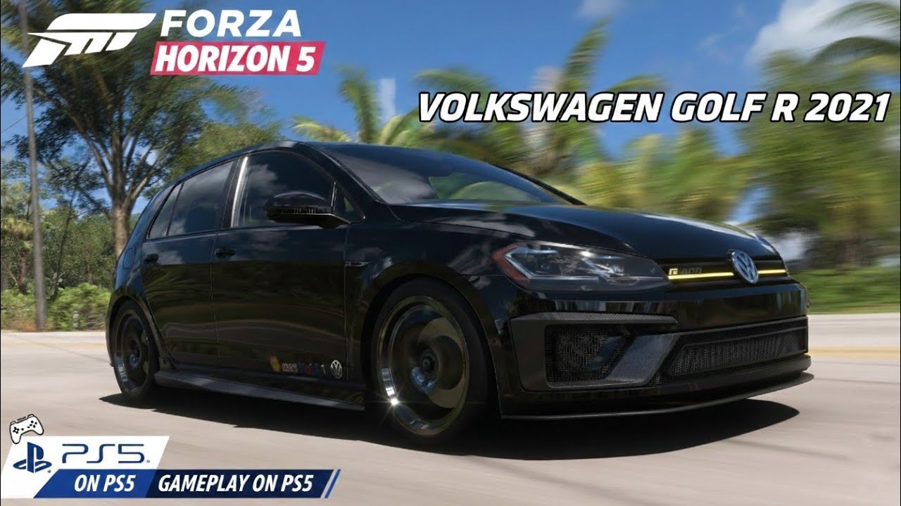 Volkswagen Golf R 2021 INSANO no Forza Horizon 5 (PS5)