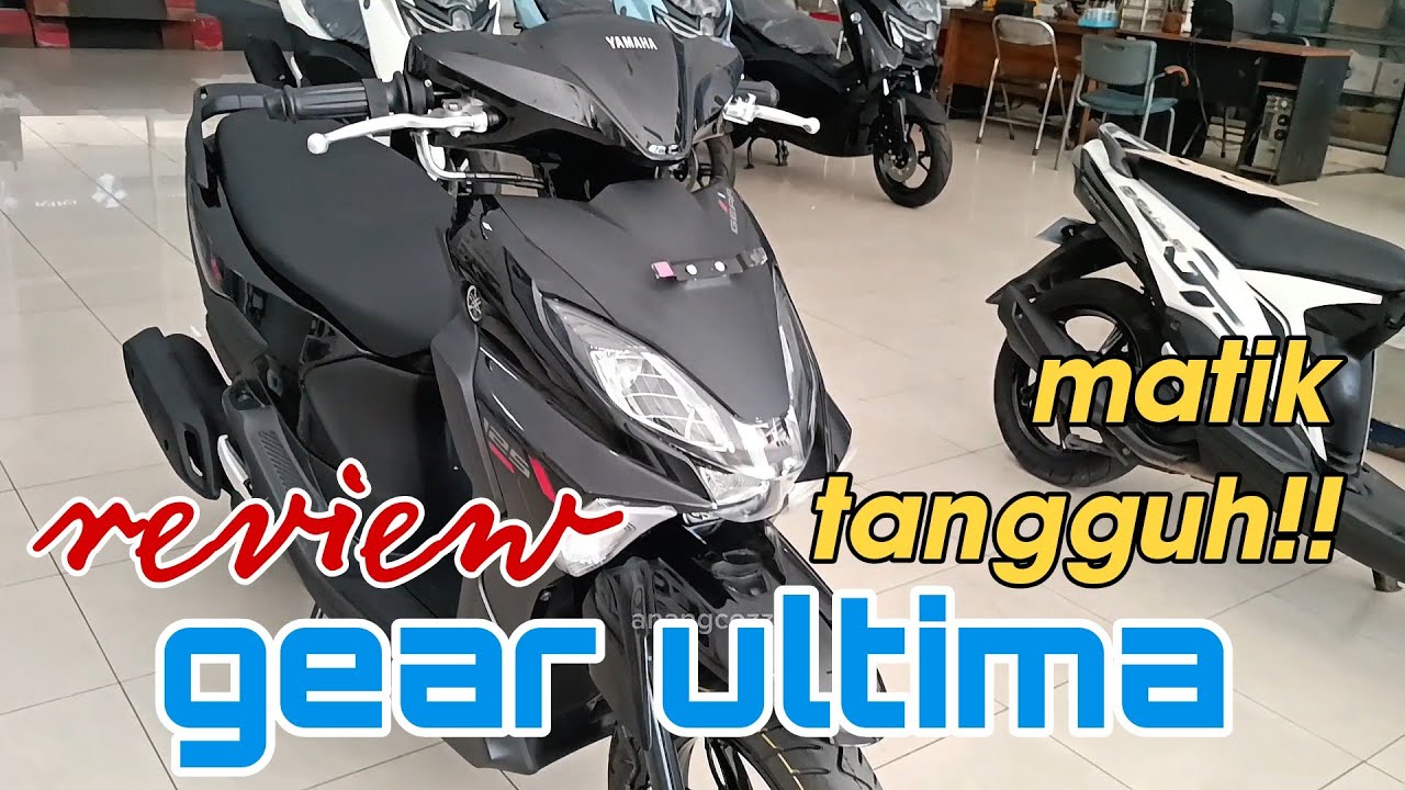 Review Matik Tangguh Yamaha Gear Ultima Warna Hitam Tipe Standar, Cakep Juga‼️