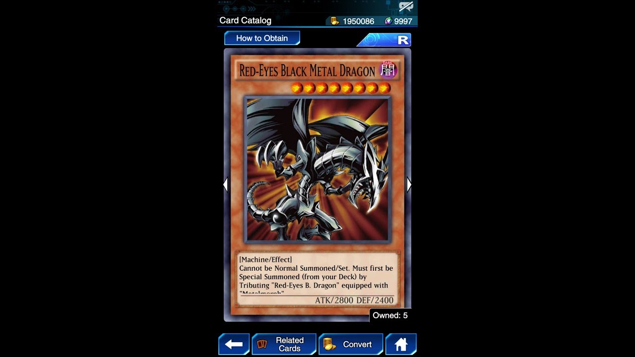 Yugioh Duel Links - How to summon Red Eyes Black Metal Dragon