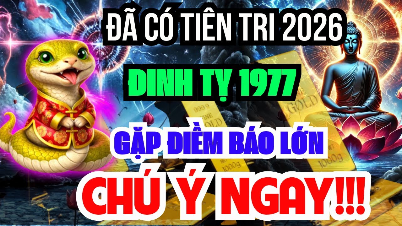 Sự Thật Động Trời Chỉ Tôi Dám Nói: Đinh Tỵ 1977 Năm 2026 Gặp Điềm Báo Lớn, Không Nghe Đừng Hối Hận
