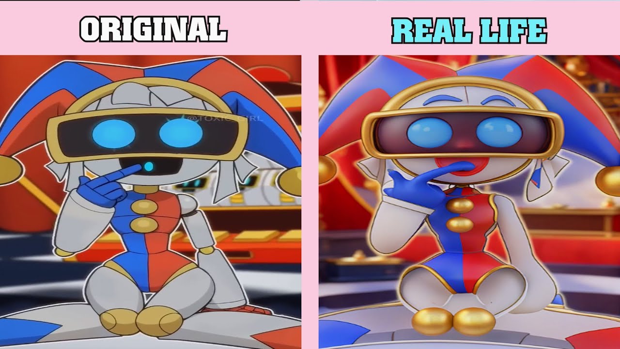 Best TikToks of The Amazing Digital Circus: Robot Pomni | Original vs Plush Toys
