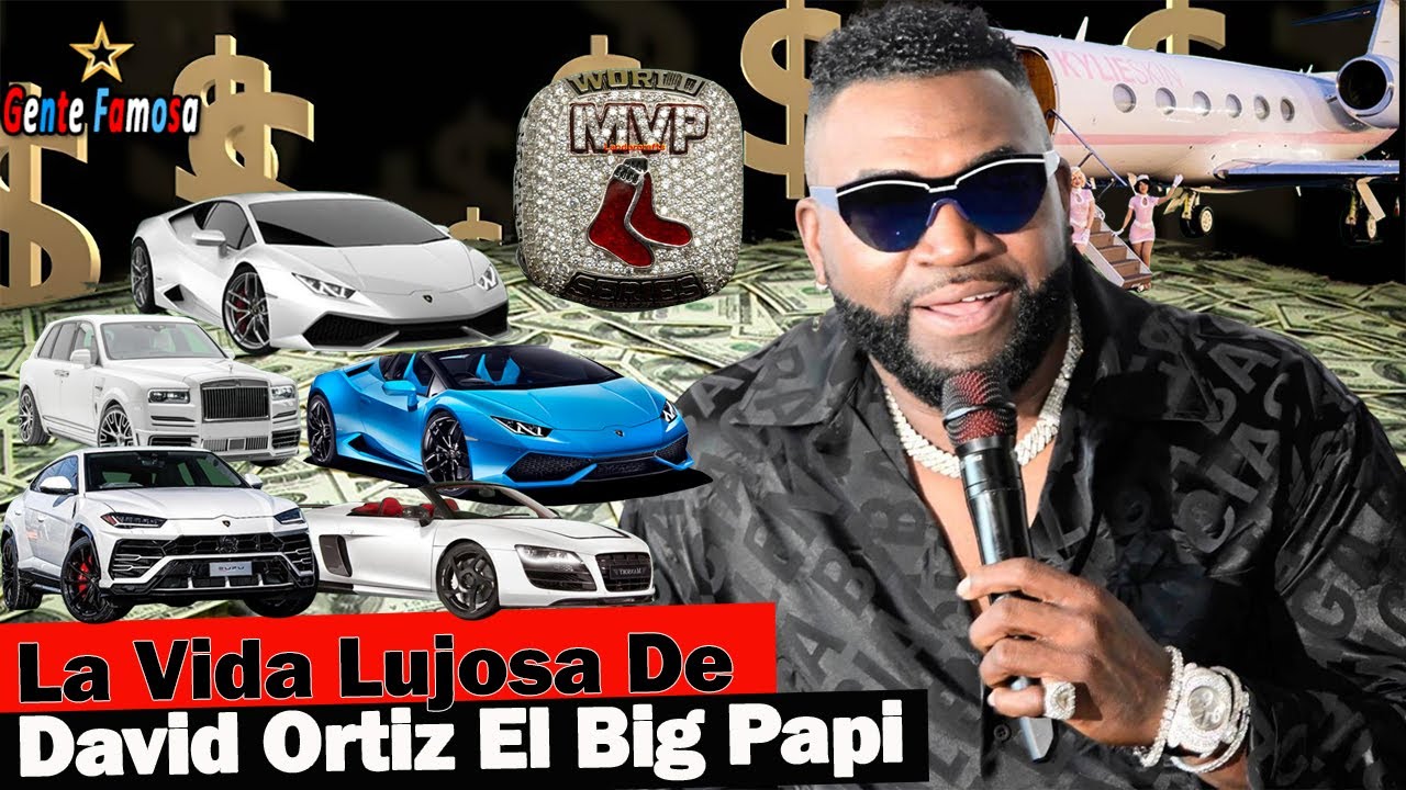 La Vida Lujosa De David Ortiz  Vehículos, Joyas, Yates, Jet Privado, Propiedades ,Fortuna & Carrera