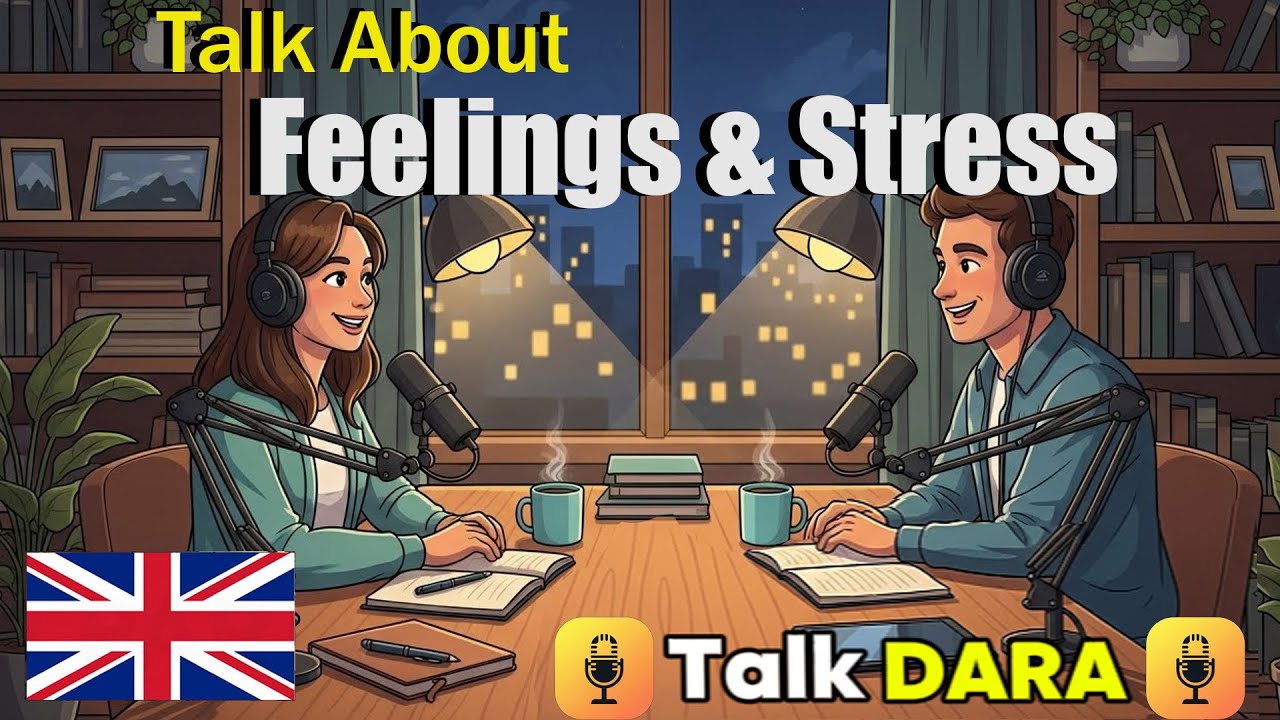How to Talk About Your Feelings & Strees in English | Easy English Conversation Practice