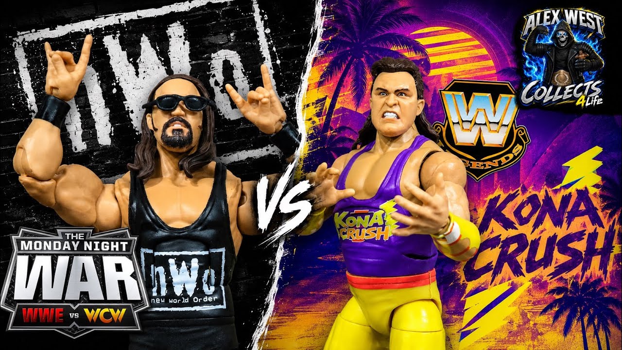 WWE Mattel Legends 31 Crush и Monday Night Wars 11 Brian Adams!