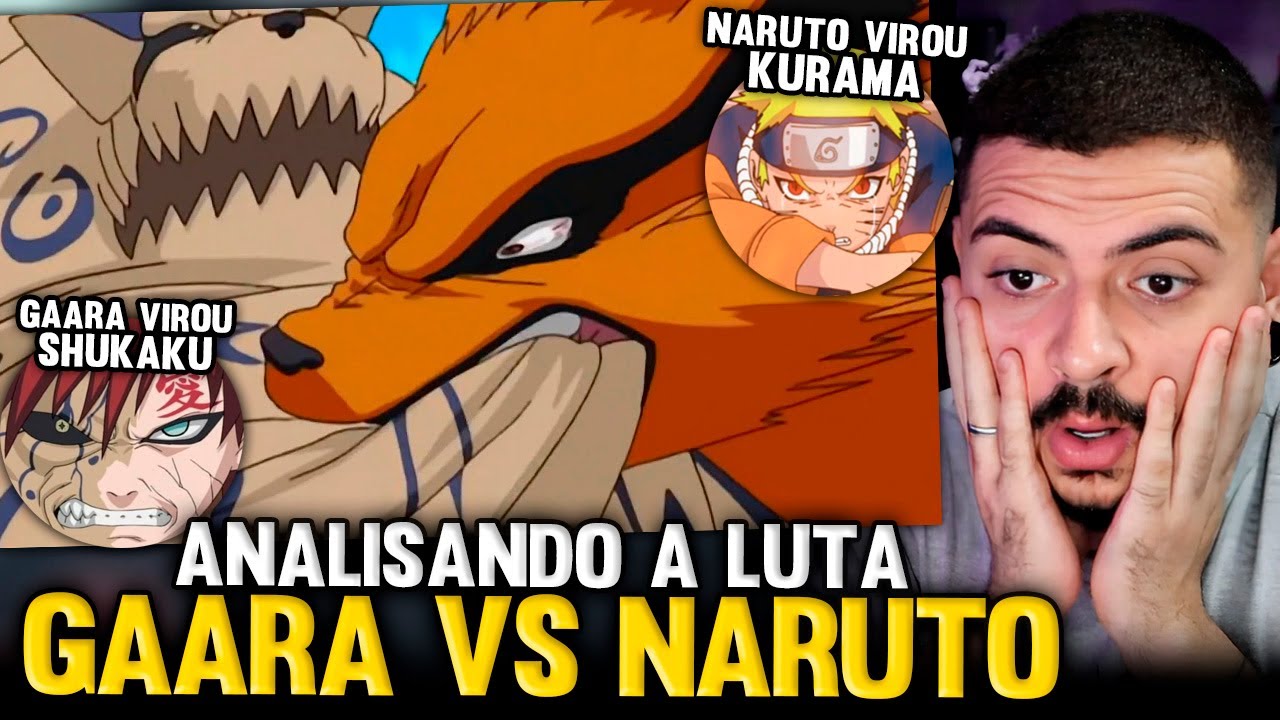 KAMUZ REAGE: GAARA PERDE O CONTROLE SOBRE SHUKAKU E LUTA CONTRA O NARUTO - NARUTO CLASSICO DUBLADO
