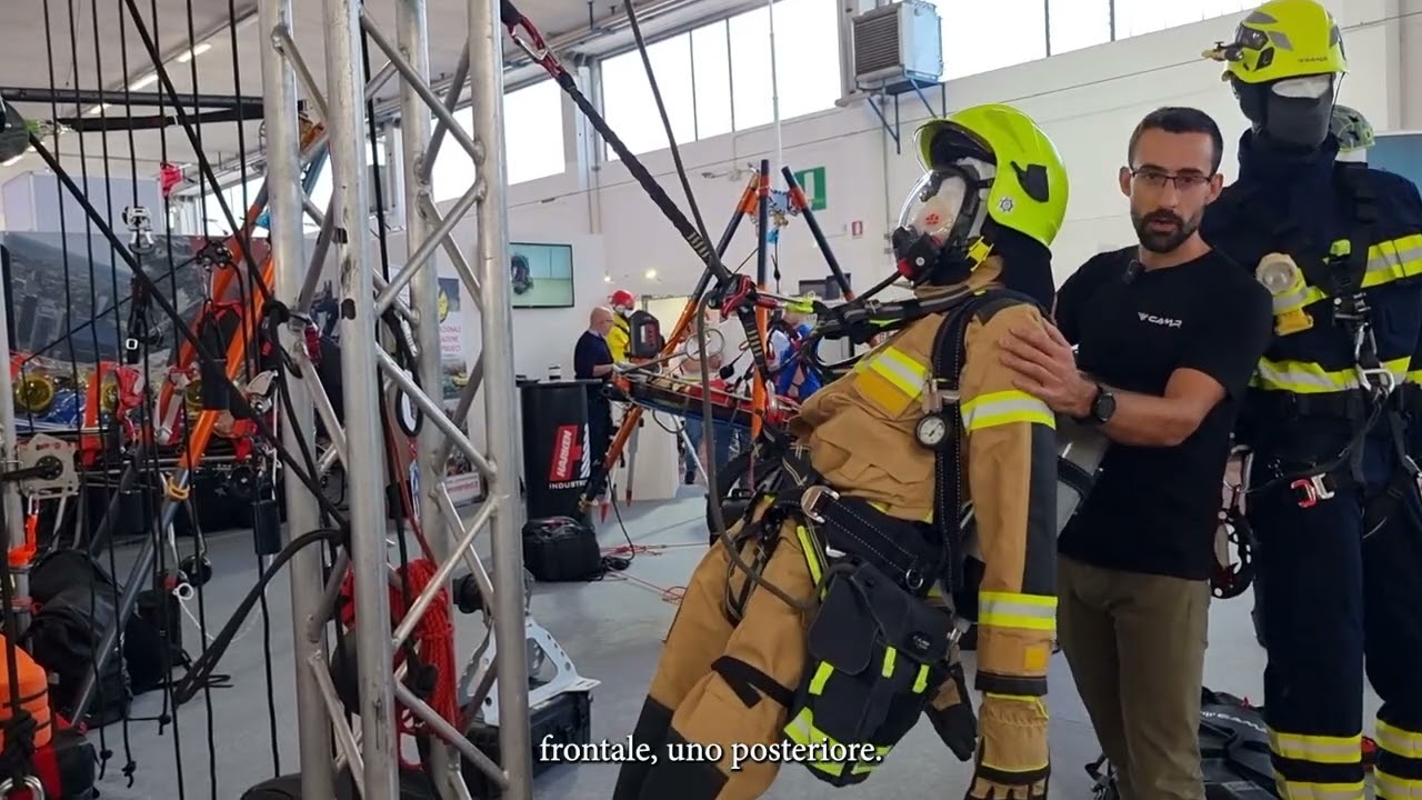 Imbracatura FRX di CAMP presentata al REAS
