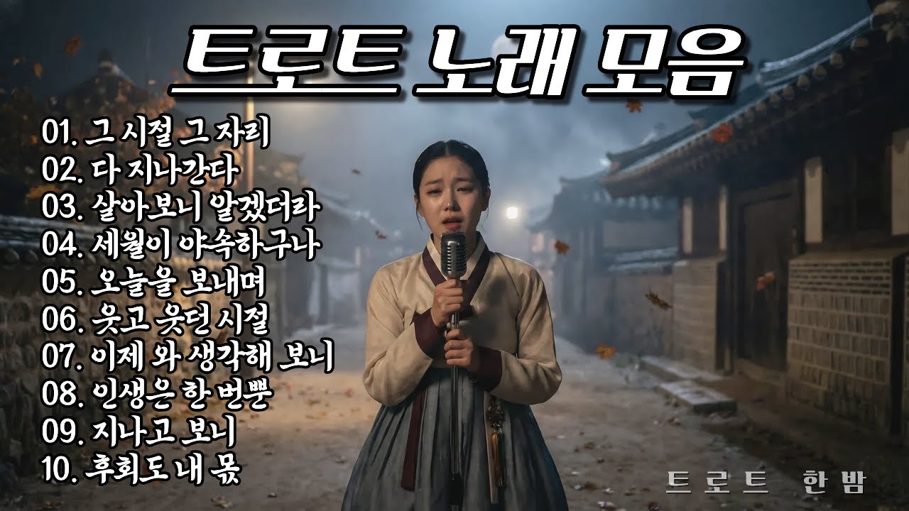 찐한 트로트 #8  | 감성적인 트로트 메들리 | 인생·후회·세월 트롯 플레이리스트