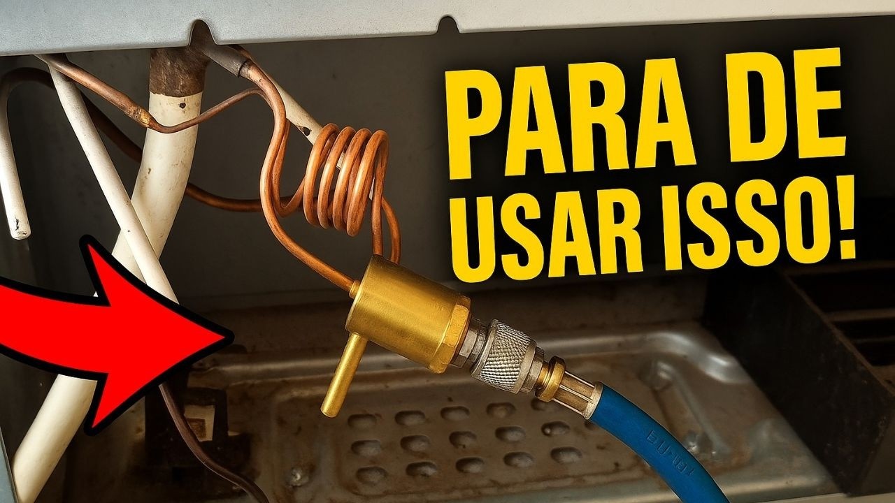 🔧 LIMPEZA NO SISTEMA DA GELADEIRA: EVITE OS 7 ERROS QUE DESTROEM A CARGA DE GÁS!