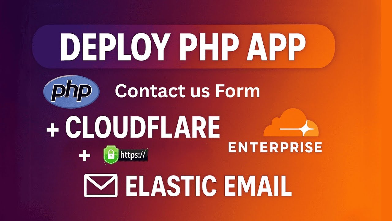 Deploy PHP App with Contact Form & Cloudflare Enterprise