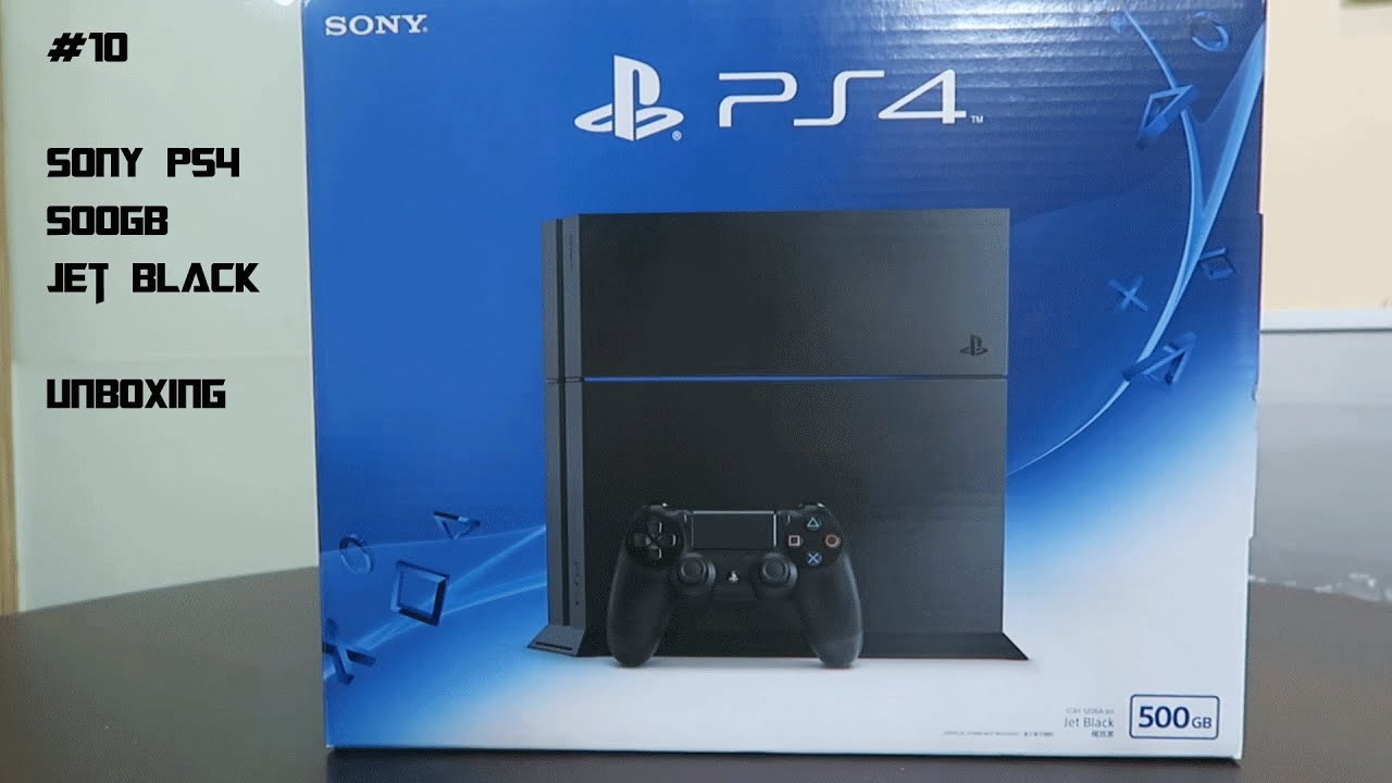 Unboxing: Sony PS4 500GB Jet Black