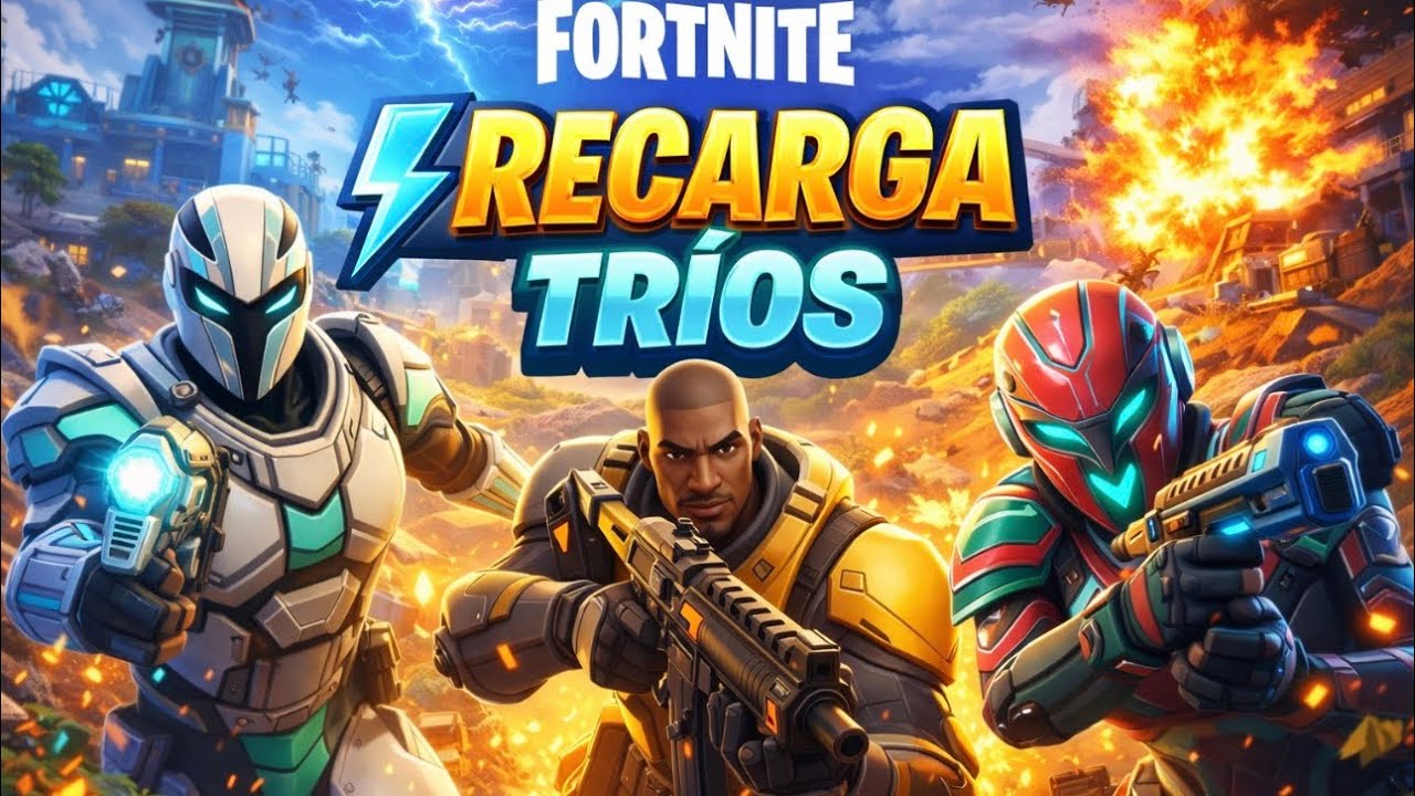 FORTNITE RECARGA TRÍOS pero TODO SALE MAL… 😂