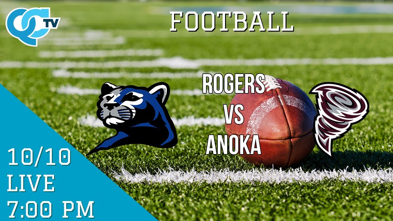 Football: Rogers @ Anoka 10-10-2025 | Anoka High School | QCTV