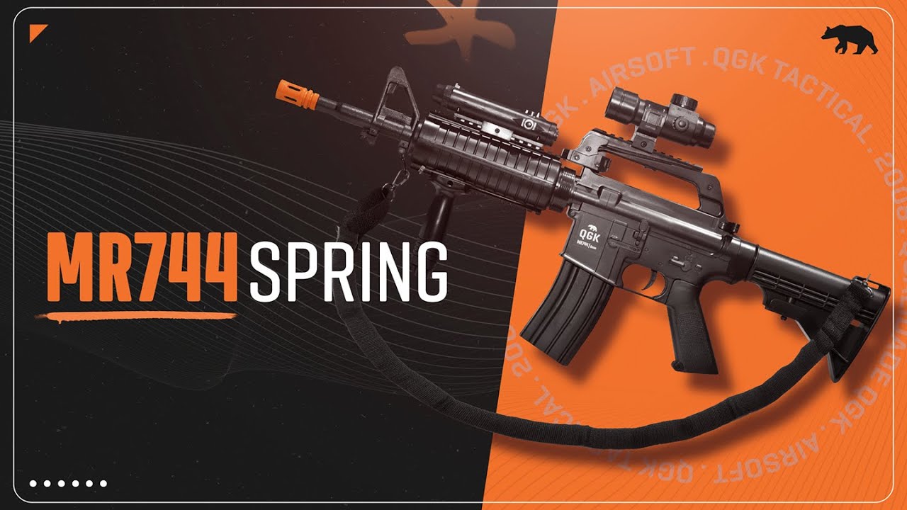 QGK MR744 6MM-RIFLE AIRSOFT SPRING