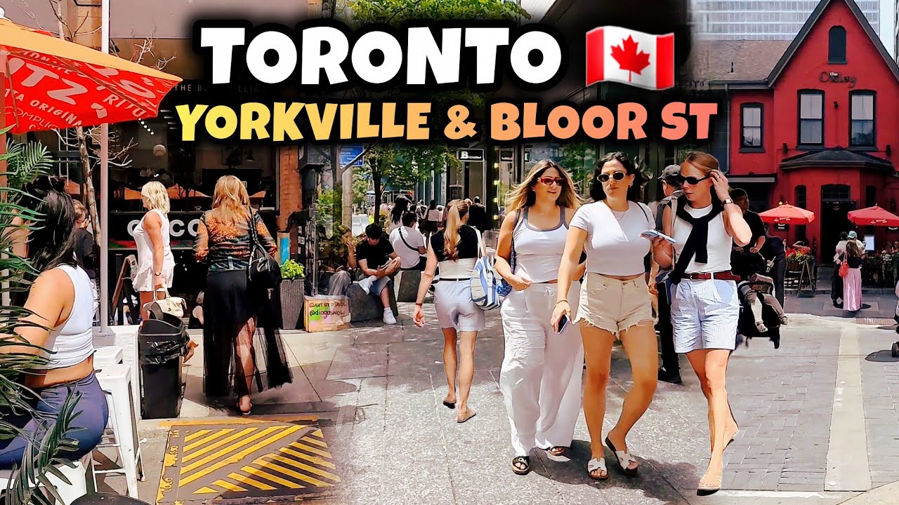 Toronto&rsquo;s Most Luxurious Neighborhood! Yorkville village and Bloor St Vibes, canada 🇨🇦