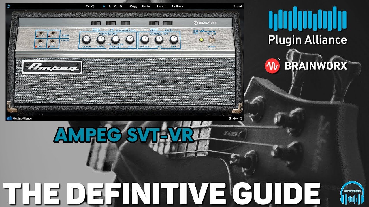 Плагин басового усилителя BRAINWORX Ampeg SVT-VR — ПОЛНОЕ РУКОВОДСТВО (Plugin Alliance)
