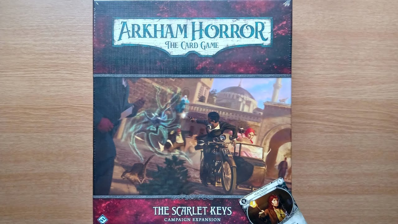 Расширение кампании «Алые ключи»: полная распаковка БЕЗ СПОЙЛЕРОВ Arkham Horror: карточная игра