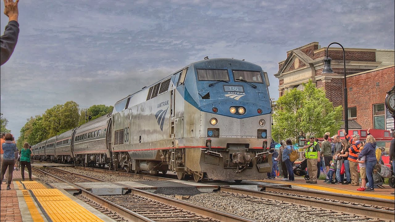 Railfanning Ashland Train Day 2022 ft (Late I032, Happy Engineer, and P092 with 3 pv cars) 4/30/2022