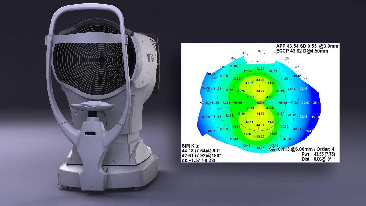 Nidek OPD Scan 3 : corneal analyzer english version