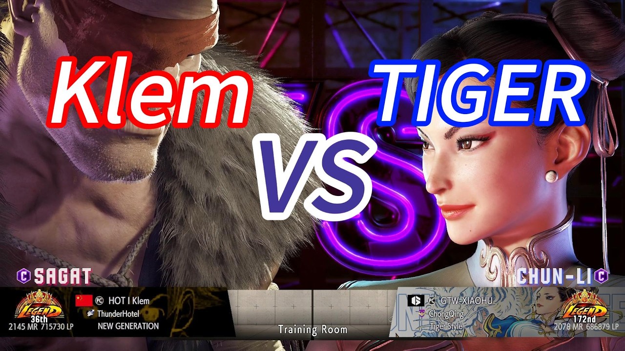 SF6💥Klem(SAGAT) vs TIGER(CHUN-LI)💥Street Fighter 6 High Level Match's EP1660