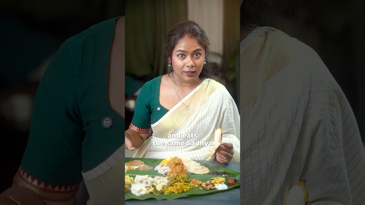 My First Onam Sadhya Experience🌸 Kerala Feast