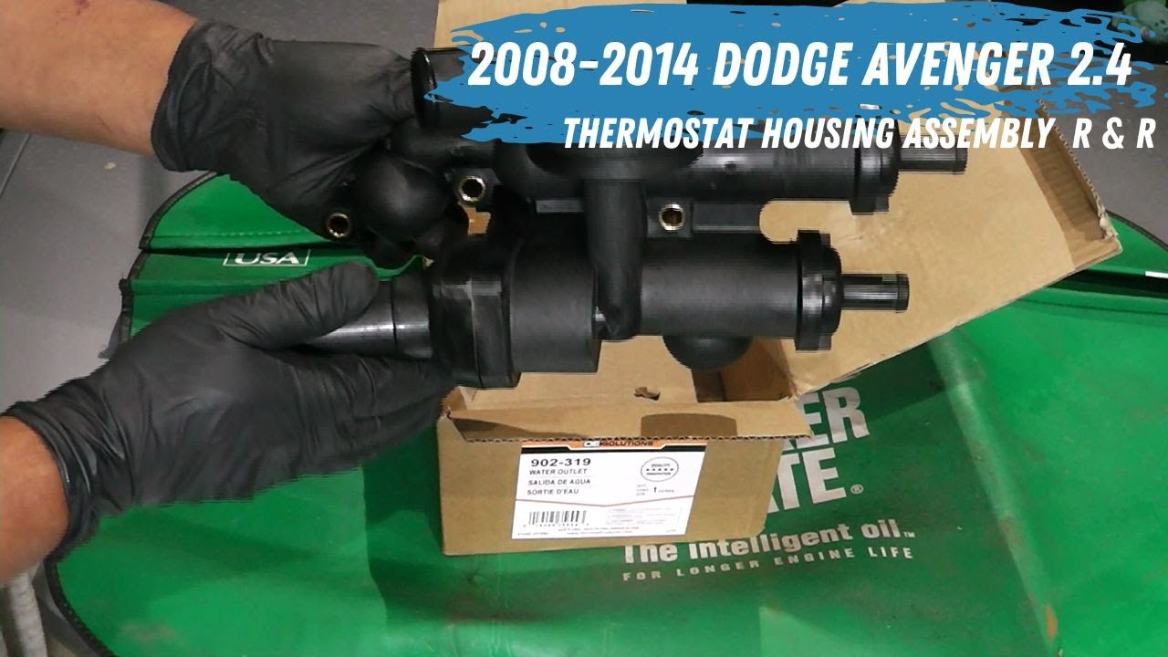 2008-2014 DODGE AVENGER 2.4: Thermostat Housing Assembly Replacement