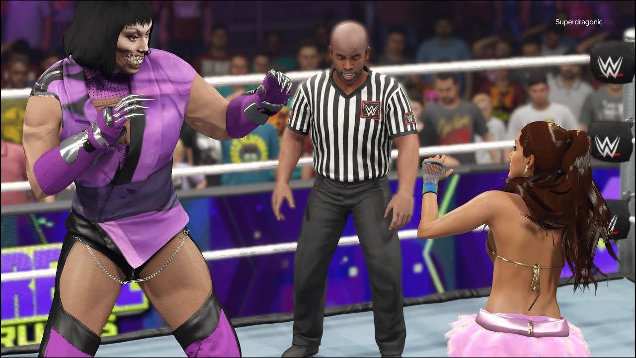 Ariana Grande vs. Mileena - WWE 2K23 - Full Match
