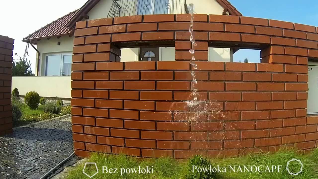 Test nano impregnatu do klinkieru hydrofobizacja Nanocape www.centralstore.net