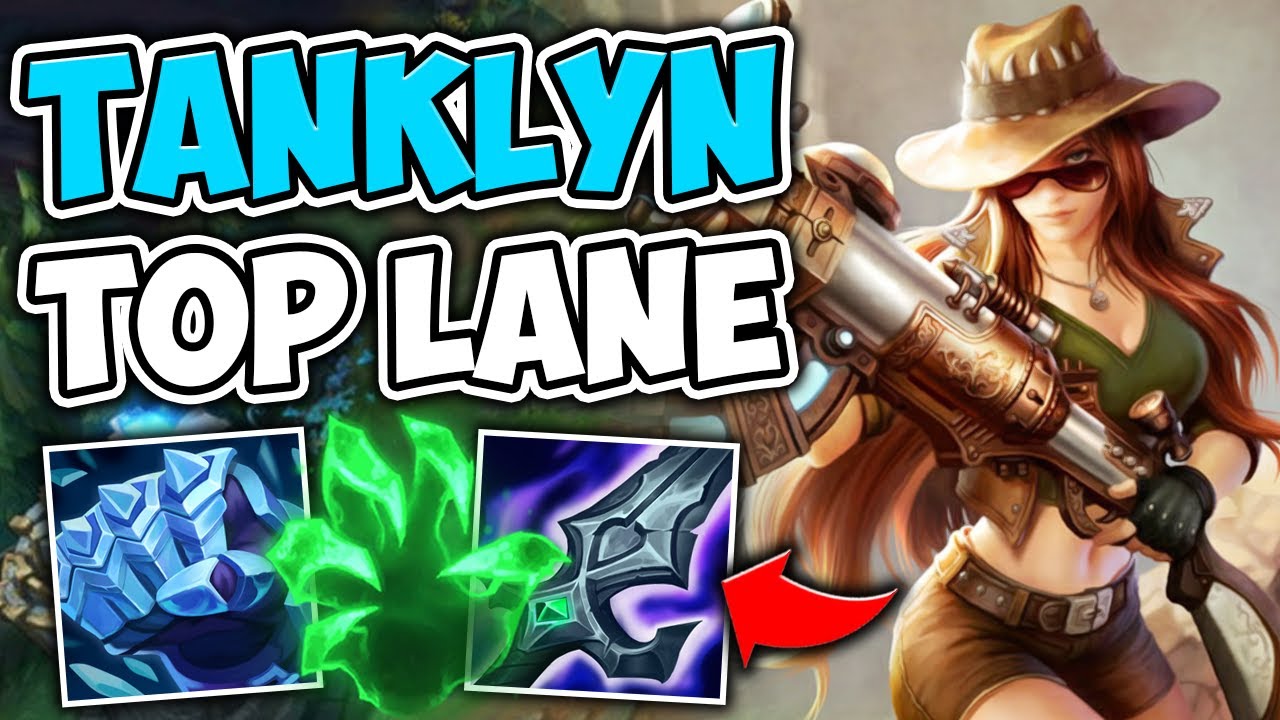BULLY ANY LANER WITH TANK CAITLYN TOP! (PROC GRASP ENDLESSLY) - League of Legends