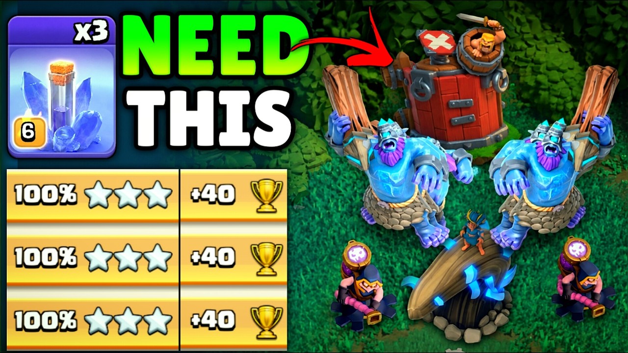 Easiest TH18 Attack Strategy 2026: NEED troops launcher, Spam Throwers + Ruin Witch attack strategy