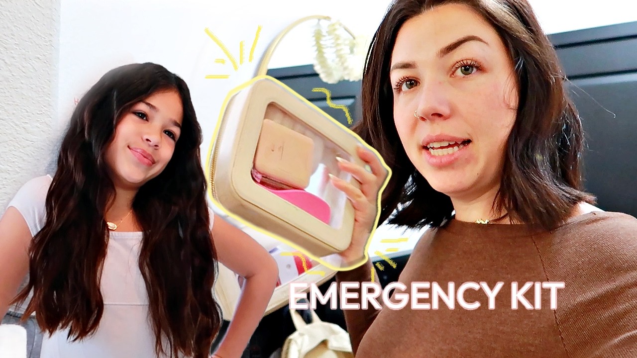 RESTOCKING MY TWEENS EMERGENCY KIT + mornings with us!