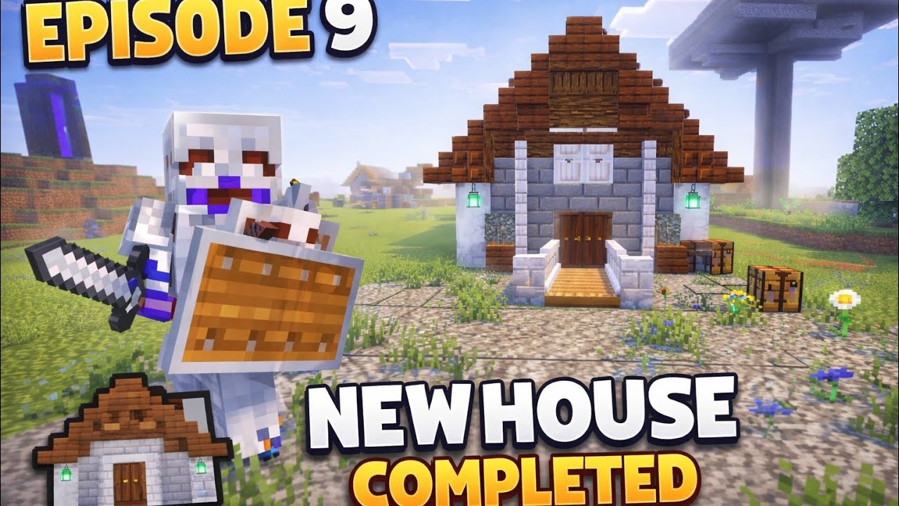 Minecraft survival series ep9 my house 🏠 #Minecraft 
