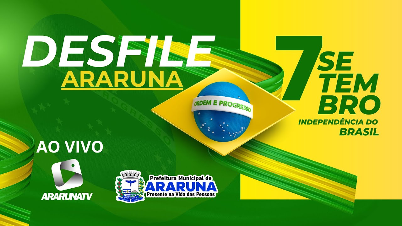 AO VIVO: Desfile C&iacute;vico-escolar e militar de 7 de Setembro em Araruna