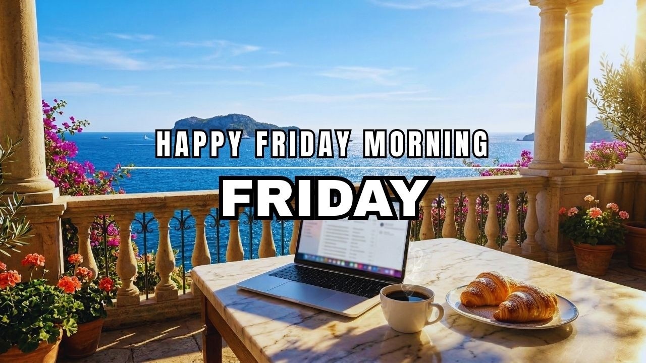 🔴 Happy Friday Morning ☀️ Luxurious Floral Oceanfront Jazz & Bossa Nova to Finish the Week