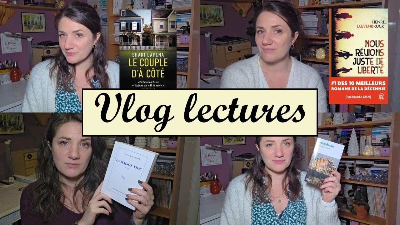 VLOG LECTURES 🎄 Je lis le prix GONCOURT 2025 📚